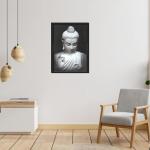 Lord Gautam Buddha/Budha Engineered Wood Photo Frames | Home Living Room Decor, Meditating | Multicolor 13x19 Inches (COM1608-Budd)