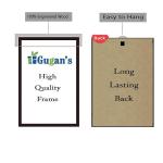 Lord Saibaba Sainath Engineered Wood Photo Frames For Worship | Color - Black (13x9 Inch)