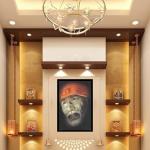 Lord Saibaba Sainath Engineered Wood Photo Frames For Worship | Color - Black (13x19 Inch) | Portrait Wall Decoration Photo Frame For Home, Living Room | Suitable For Tabletop and Wall Mount