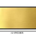 Customized Women's sign Board For Restroom Toilet Washroom With Gold Acrylic | Signage for Office, Hospitals, Colleges, and Supermarket | Engraved Gold Acrylic Sheet 12 X 3 Inches