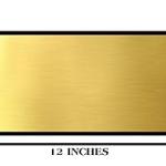 Toilet Sign Board For Restroom Toilet Washroom With Gold Acrylic | Signage for Office, Hospitals, Colleges, and Supermarket | Engraved Gold Acrylic Sheet 12 X 3 Inches