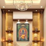 Dakshinamurti Shiva Engineered Wood Photo Frames | Home Living Room Decor, Meditating | Multicolor 13x19 Inches