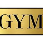 GYM Self Adhesive Acrylic Signage Signboard for Company, Colleges, Store, School, Hotel, Restaurant, GYM & More | Color - Gold & Black, 12x3 Inch | Engraved Acrylic Sheet Sticker