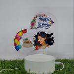 Gugan's Personalized Photo Heart Night Light, Couple Photo Lamp, Custom Acrylic Frame, Bedroom Decor, Custom Led Night Light, Gift for Her Him