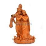 Radha Krishnaa Idol Decorative Radhe Krishna Statue Showpiece Figurine for Home Decor, Office, Living Room, Pooja Room, Temple, House Warming Gift (Design 01)