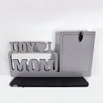 Wood Customized Table Top Photo Frame With customized photo | Best Gift For, Birthday, Tabletop (I love Mom)