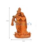 Radha Krishnaa Idol Decorative Radhe Krishna Statue Showpiece Figurine for Home Decor, Office, Living Room, Pooja Room, Temple, House Warming Gift (Design 01)