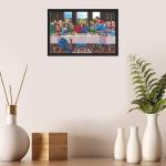 esus Christ Engineered Multicolor Wooden Photo Frames for Worship | Tabletop and Wall mount | landscape Wall Decoration | Home Living Room Decor | 13x19 Inches (183-Jesus)