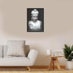 Lord Gautam Buddha/Budha Engineered Wood Photo Frames | Home Living Room Decor, Meditating | Multicolor 13x19 Inches (COM1608-Budd)