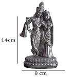 Decorative Lord Radha Krishnaji Idol Staolor - Stue Showpiece Figurine | CiResilver, Size - 14x8 cm