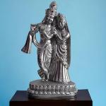 Decorative Lord Radha Krishnaji Idol Staolor - Stue Showpiece Figurine | CiResilver, Size - 14x8 cm