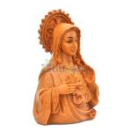 Mother Mary Decorative Statue Showpiece Figurine for Home Decor, Office, Living Room, Prayer Room, House Warming Gift (Design 04)