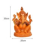 Lord Ganesha Idol Decorative Ganesh Ji Statue Showpiece Figurine for Home Decor, Office, Living Room, Pooja Room, Temple, House Warming Gift (Design 05)