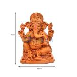 Lord Ganesha Idol Decorative Ganesh Ji Statue Showpiece Figurine for Home Decor, Office, Living Room, Pooja Room, Temple, House Warming Gift (Design 01)