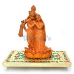 Radha Krishnaa Idol Decorative Radhe Krishna Statue Showpiece Figurine for Home Decor, Office, Living Room, Pooja Room, Temple, House Warming Gift (Design 01)