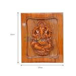 Ganesha 3D Wall Frame Ganesh Idol Photo Frame For Home, Ganpati Frame For Wall Hanging, Home Decorative Gift Pooja Item (Design 01)