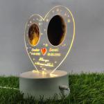 Gugan's Personalized Moon Phase Led Lamp for Couple - Couple Room Decor - Anniversary Gift - Valentine's Gift for Her, Him (Heart) Brand: Gugan's