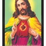 Jesus Christ Engineered Multicoloured Wooden Photo Frames for Worship | landscape Wall Decoration | Home Living Room Decor | Tabletop and Wall mount | 13x19 Inches (115-Jesus)