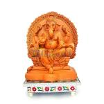 Lord Ganesha Idol Decorative Ganesh Ji Statue Showpiece Figurine for Home Decor, Office, Living Room, Pooja Room, Temple, House Warming Gift (Design 04)