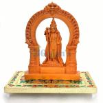 Lord Murugan/Kartikeya Statue Idol Decorative Om Muruga Statue Showpiece Figurine for Home Decor, Office, Living Room, Pooja Room, Temple, House Warming Gift (Design 02)