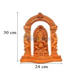 Lord Ganesha Idol Decorative Ganesh Ji Statue Showpiece Figurine for Home Decor, Office, Living Room, Pooja Room, Temple, House Warming Gift (Design 06)