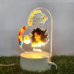 Gugan's Personalized Photo Heart Night Light, Couple Photo Lamp, Custom Acrylic Frame, Bedroom Decor, Custom Led Night Light, Gift for Her Him