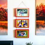 Engineered Wood Wall Hanging Photo Frame For Wall Decoration | 24x7 Inch (Happy Family New)