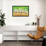 Running 7 Horses Photo Frame | Horses Vastu Sparkle | Ideal for Home Design, Wall Decor Engineered Wood For Living Room, Bedroom 13x19 Inches (5-590- 7HOR)