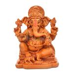 Lord Ganesha Idol Decorative Ganesh Ji Statue Showpiece Figurine for Home Decor, Office, Living Room, Pooja Room, Temple, House Warming Gift (Design 03)