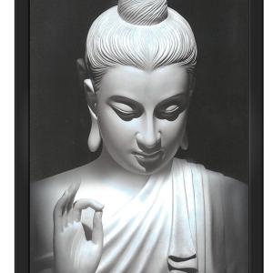 Lord Gautam Buddha/Budha Engineered Wood Photo Frames | Home Living Room Decor, Meditating | Multicolor 13x19 Inches (COM1608-Budd)