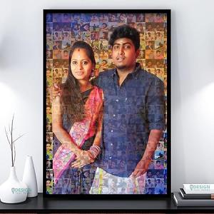 Personalized Mosaic Photo Frame 10 x 15 inches