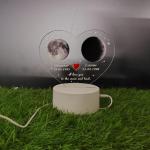 Gugan's Personalized Moon Phase Led Lamp for Couple - Couple Room Decor - Anniversary Gift - Valentine's Gift for Her, Him (Heart) Brand: Gugan's