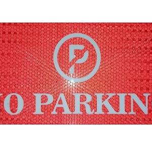 No Parking Signage with Self Adhesive | For Hospital, Shops, Mall, Office, Schools, Clinic, Factory, Restaurant, Garden | Sign Board Sticker (No Parking)