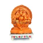 Lord Ganesha Idol Decorative Ganesh Ji Statue Showpiece Figurine for Home Decor, Office, Living Room, Pooja Room, Temple, House Warming Gift (Design 04)